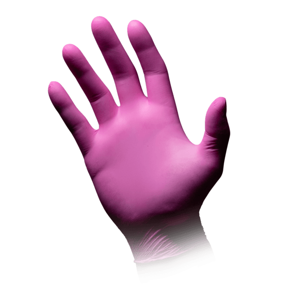 Guante nitrilo Style Magenta – 100 ud | EPI cat. III PS clase I