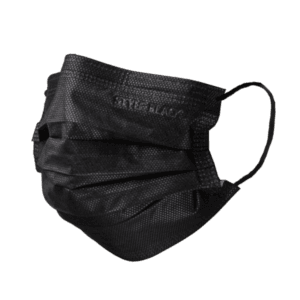 Mascarilla 4 capas IIR negra sin látex – pack 50 ud