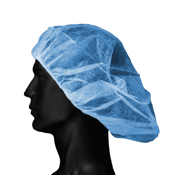 Imagen de gorro desechable de polipropileno. Vista lateral