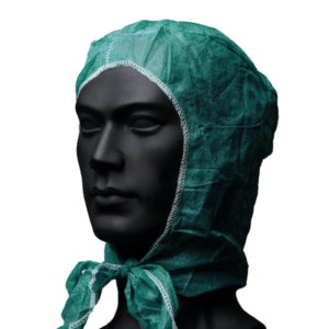 Pack 100 ud gorro alto riesgo astronauta verde – protección avanzada