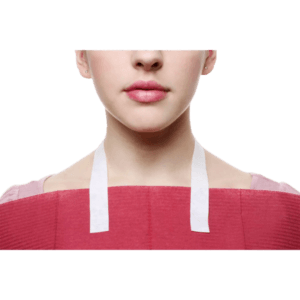 Cinta sujeción para babero autoadhesiva – pack 250 ud – blanco