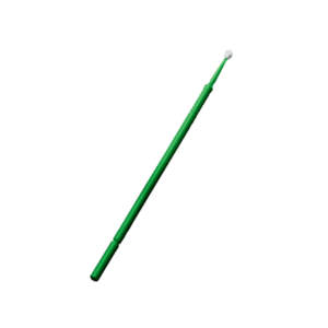 Pack 100 uds micro aplicadores regulares 10 cm verde