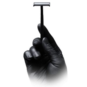 Maquinilla de afeitar desechable 1 hoja pack 100 – protector negro