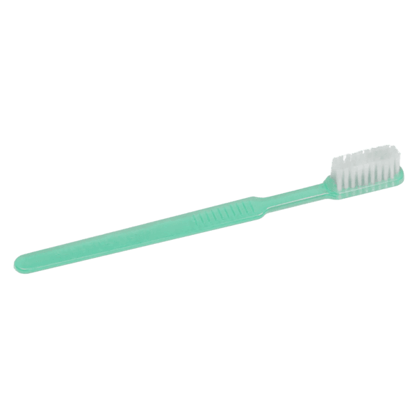 Cepillo de dientes con pasta integrada – pack 100 ud – verde - Imagen 2