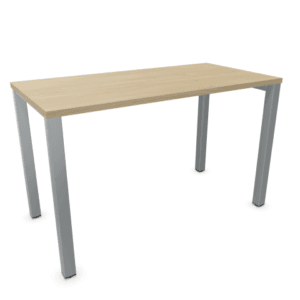 Mesa de Oficina 120 X 60 de color Roble de vista oblicua